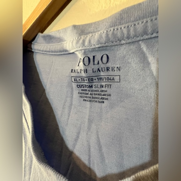 Polo Ralph Lauren — Men's Custom Slim-Fit Jersey V-Neck T-Shirt - Picture 5 of 5